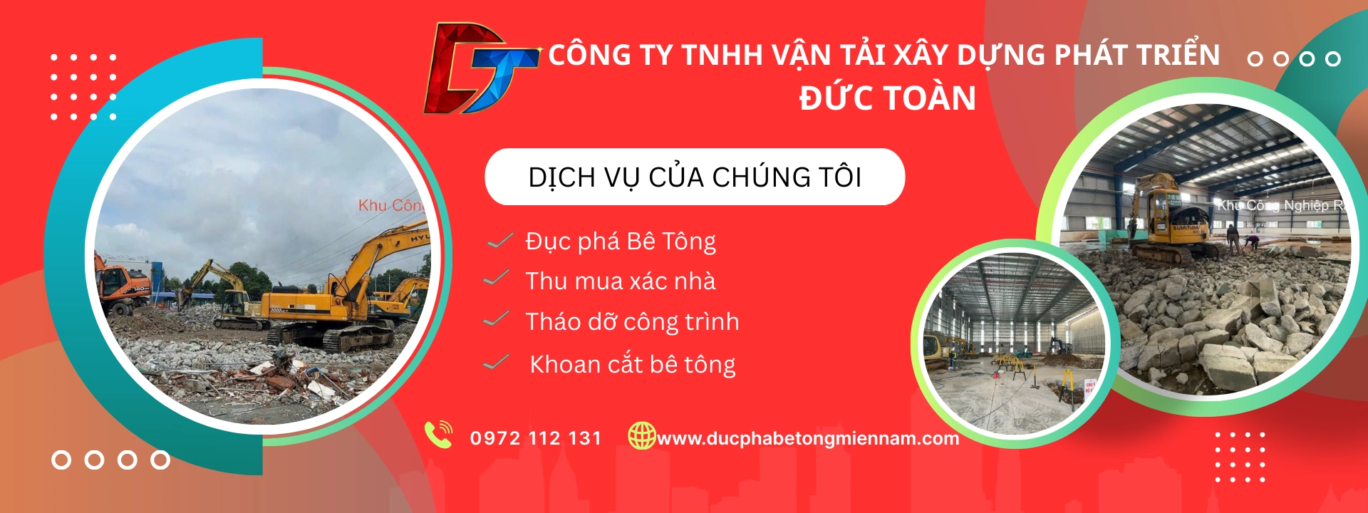 đục phá bê tông cốt thép giá rẻ Quận 12